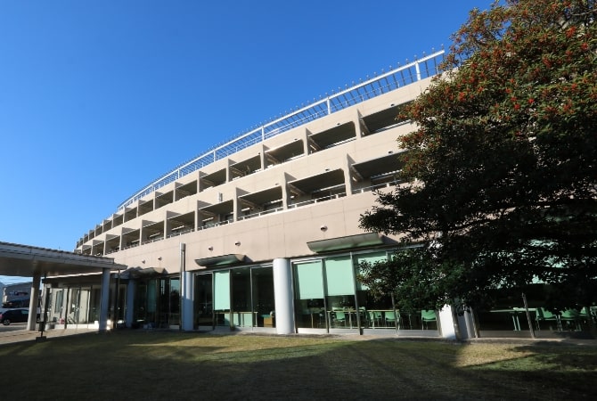 岡山市友楽園の全景